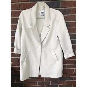Knit blazer jacket